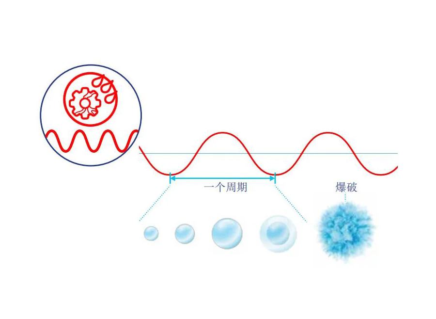 低頻率超聲波清洗儀器示意圖